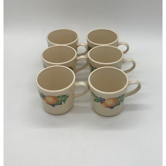Set of 6 Vintage Corning Abundance Coffee Cups 6 oz. - Picture 2 of 5